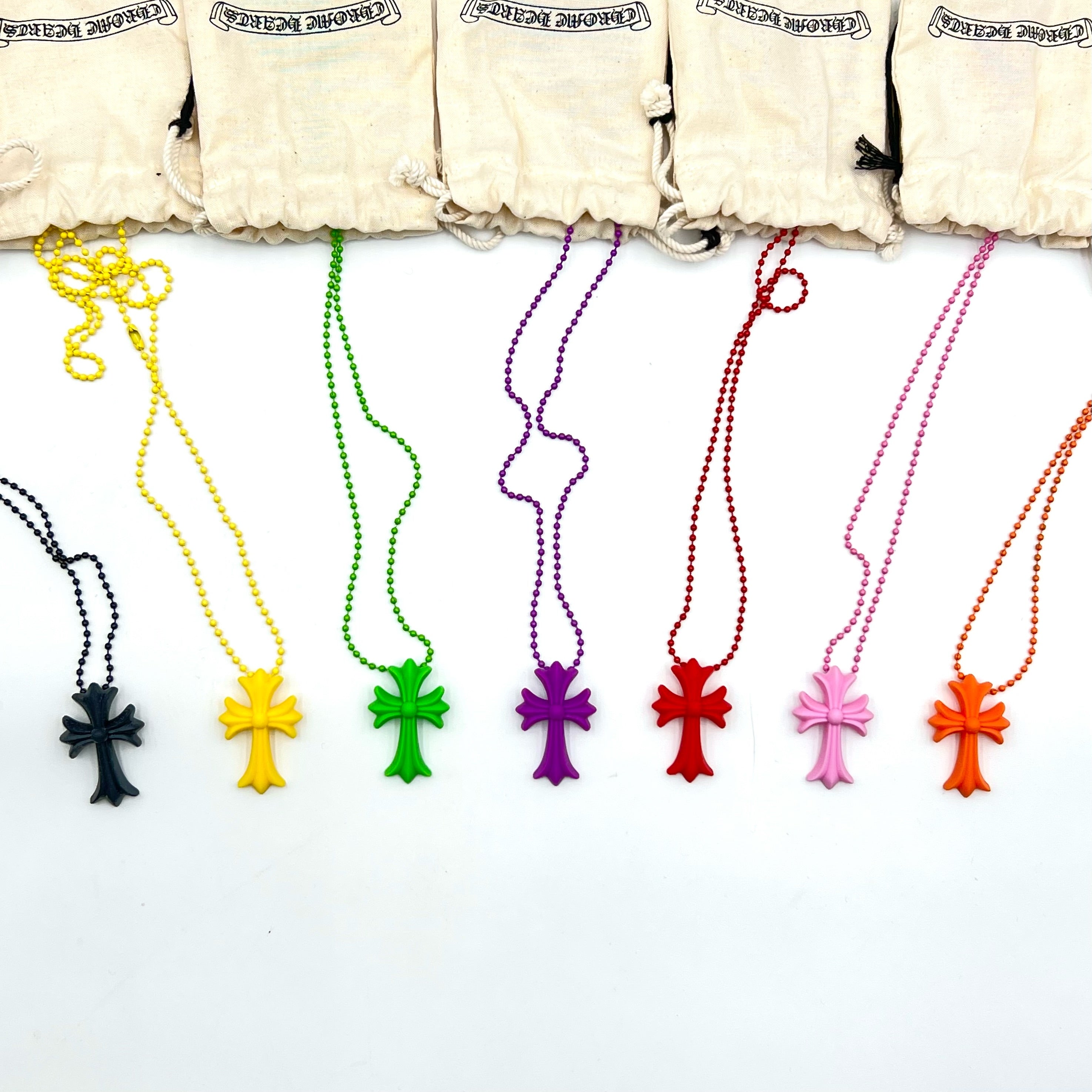 Sili-Chrome Necklace Multi