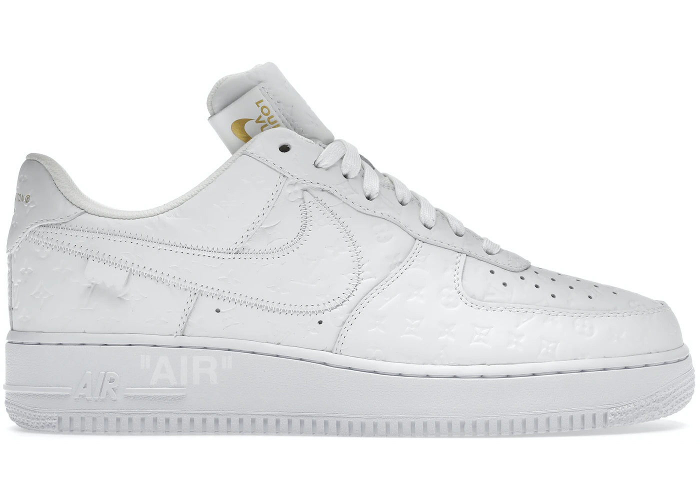 Louis Vuitton Air Force 1 Low By Virgil Abloh White