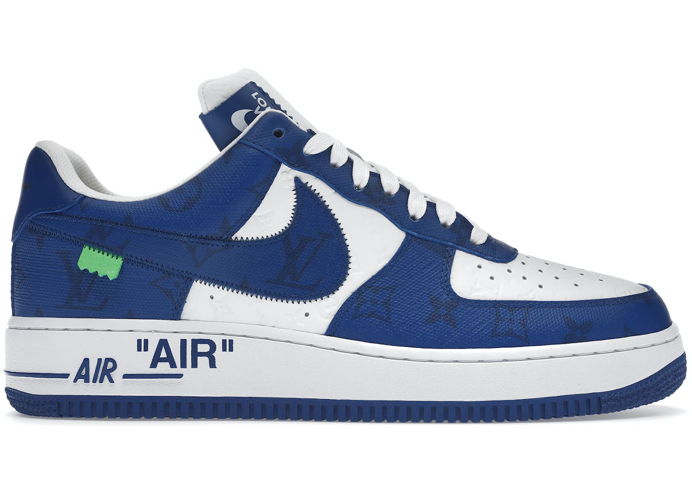 Louis Vuitton Air Force 1 Low By Virgil Abloh White Royal