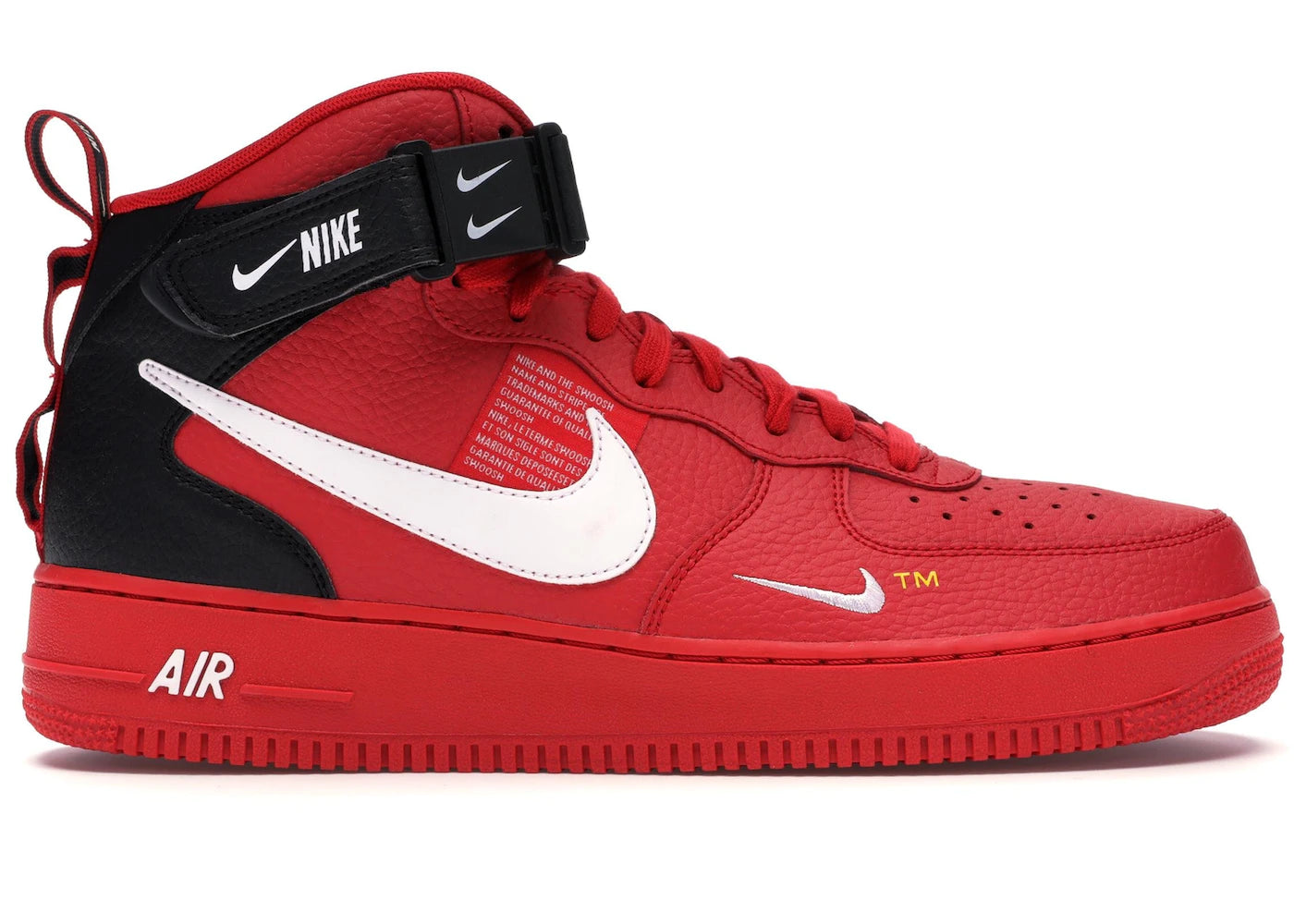 Air Force 1 Mid Utility University Red