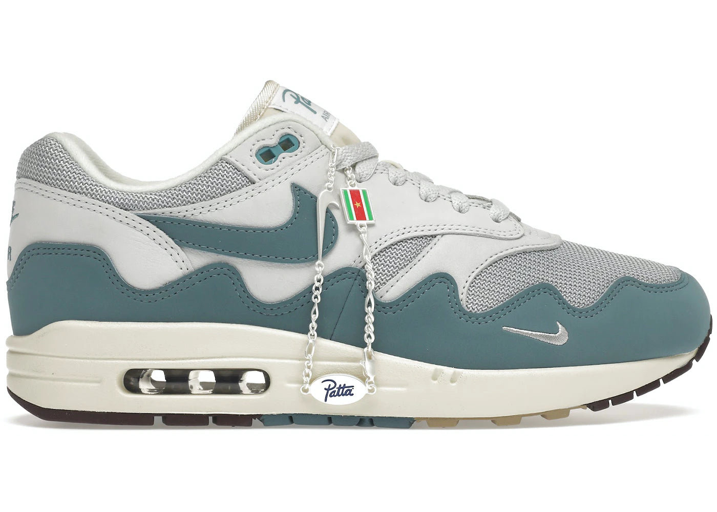 Air Max 1 Patta Waves Noise Aqua (with Bracelet)