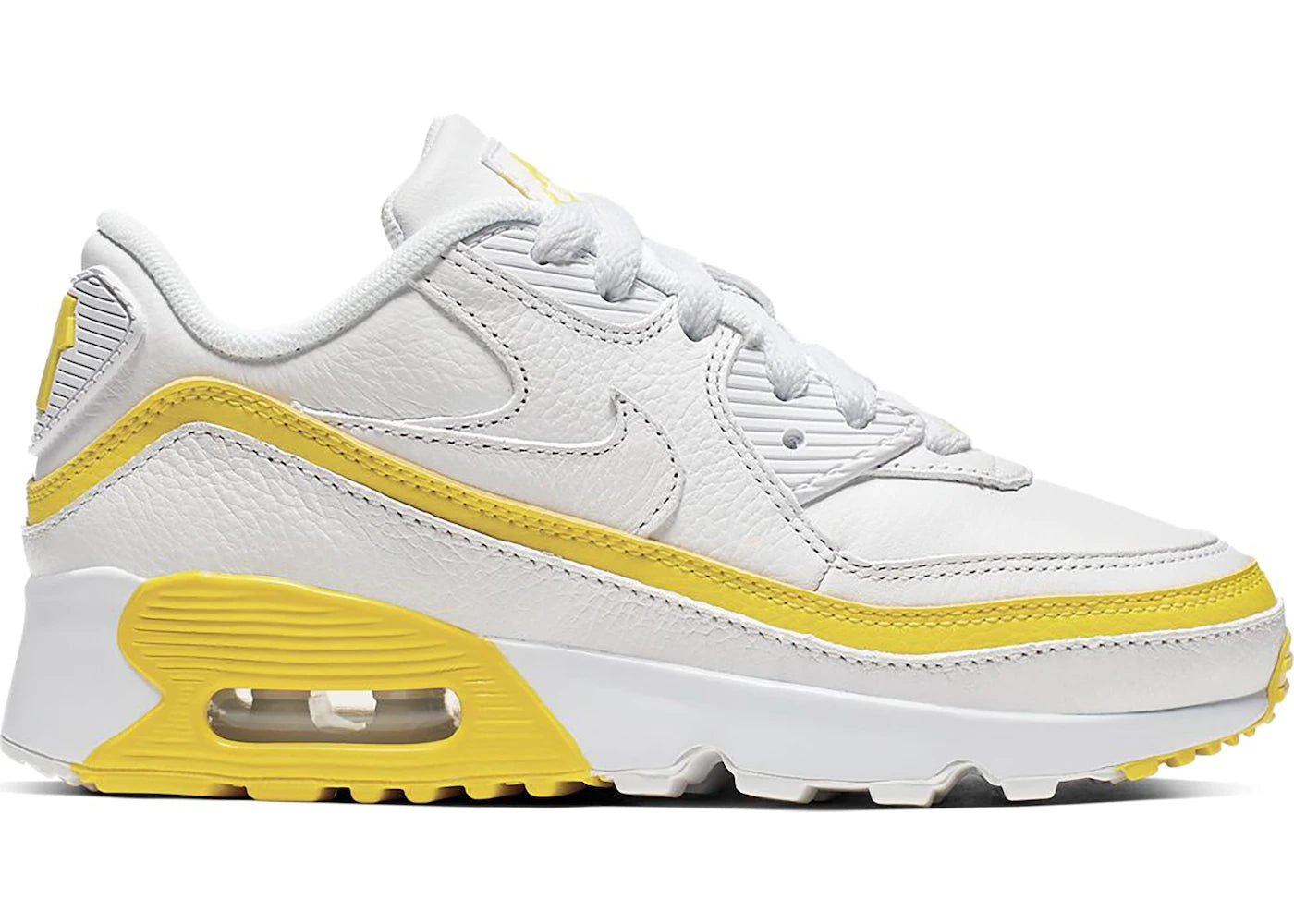 Air Max 90 Undefeated White Opti Yellow (PS)