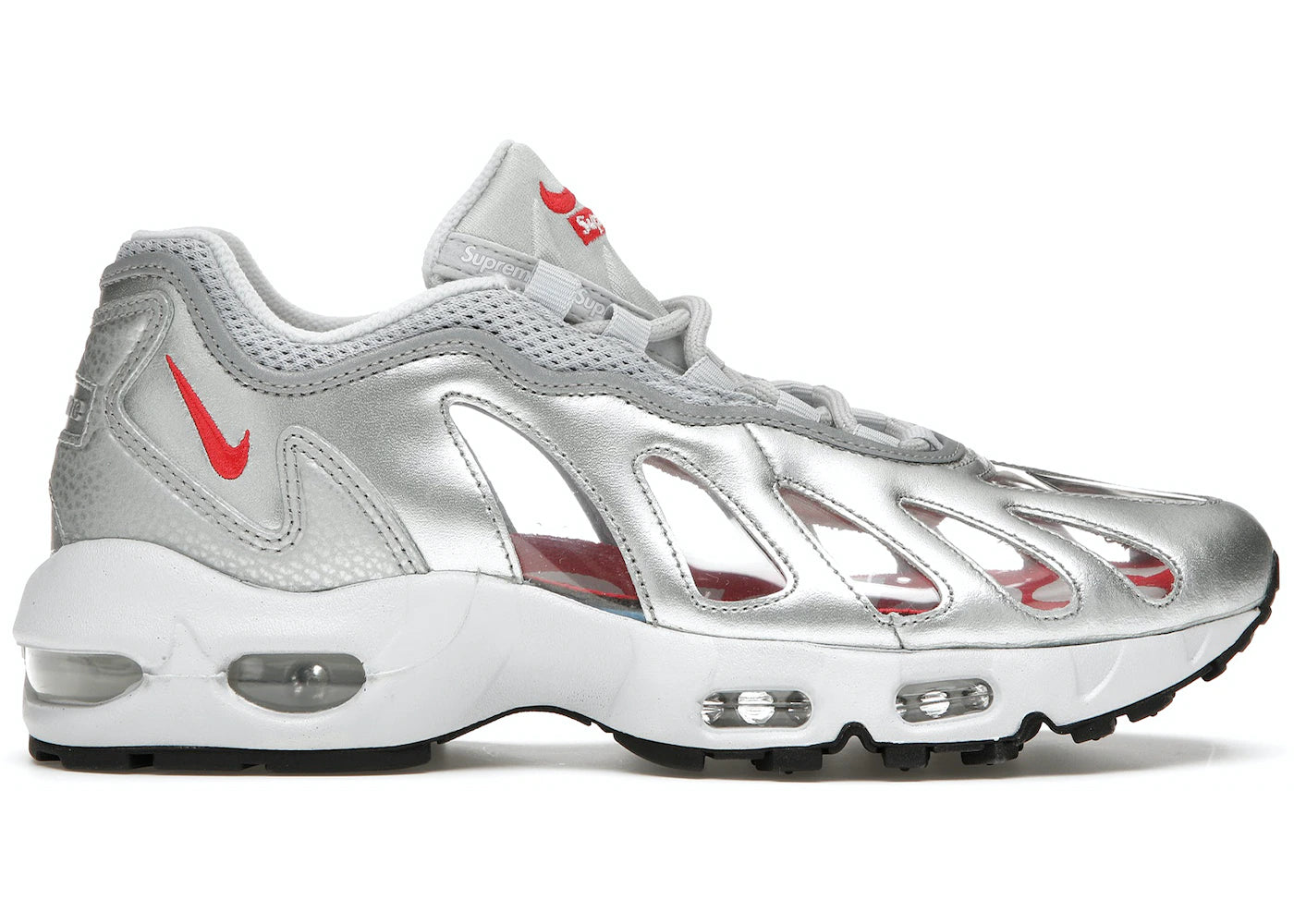 Air Max 96 Supreme Metallic Silver