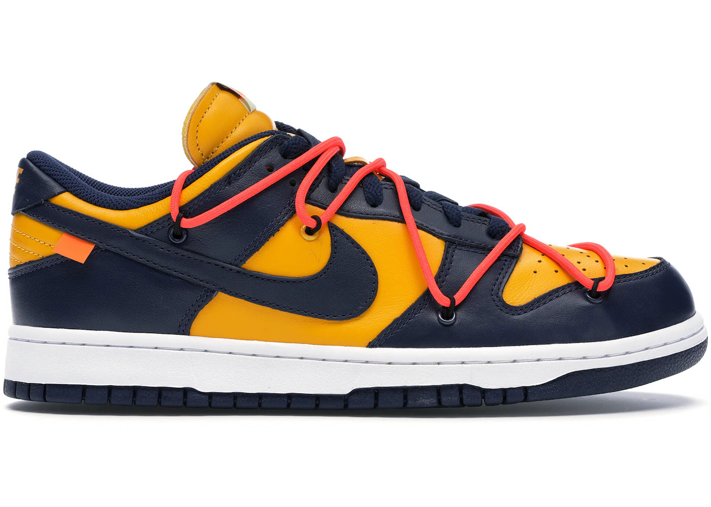 Dunk Low Off-White University Gold Midnight Navy