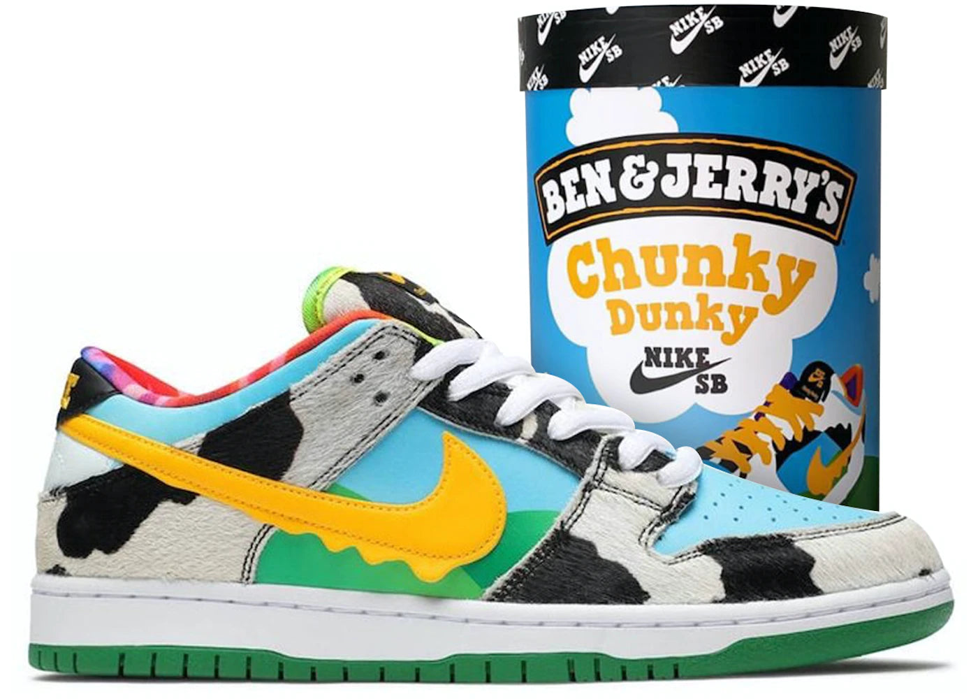 SB Dunk Low Ben & Jerry's Chunky Dunky (F&F Packaging)