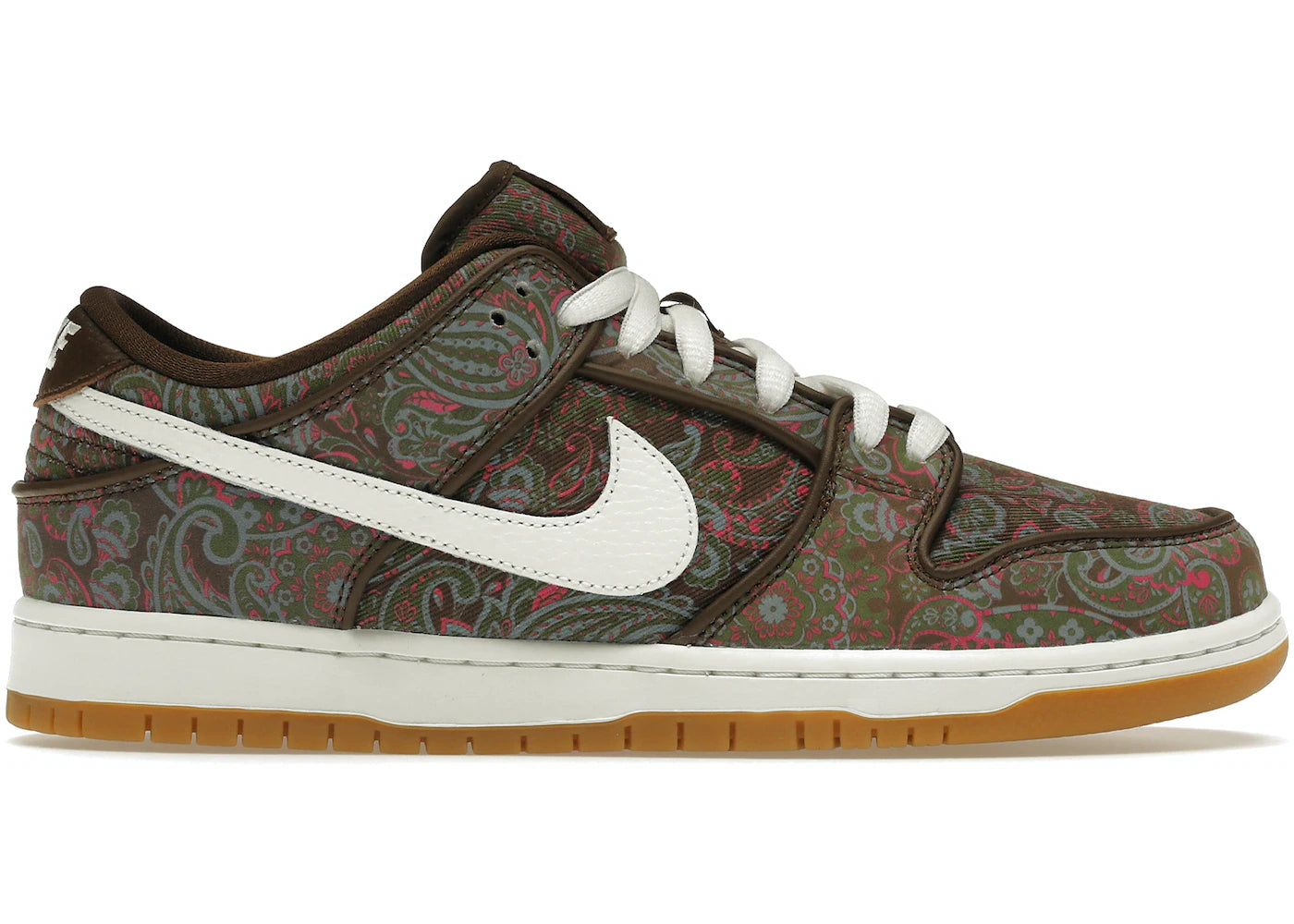 SB Dunk Low Pro Paisley Brown