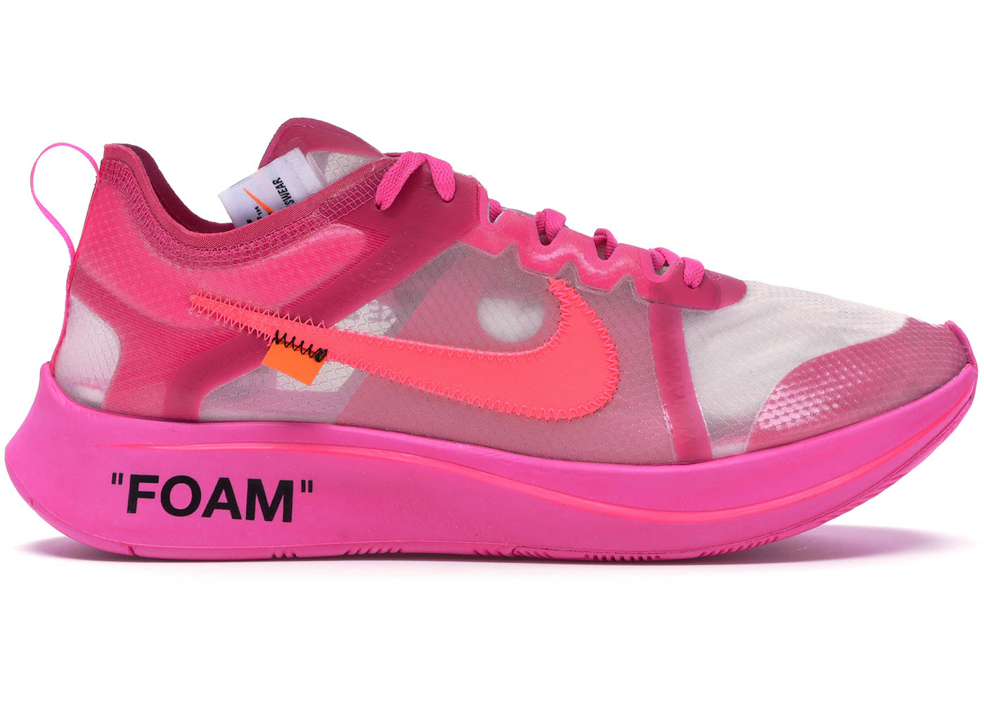 Zoom Fly Off-White Pink