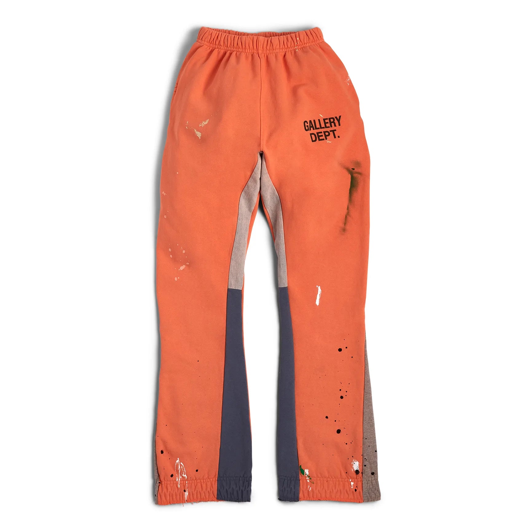 Logo Flare Sweatpants Orange