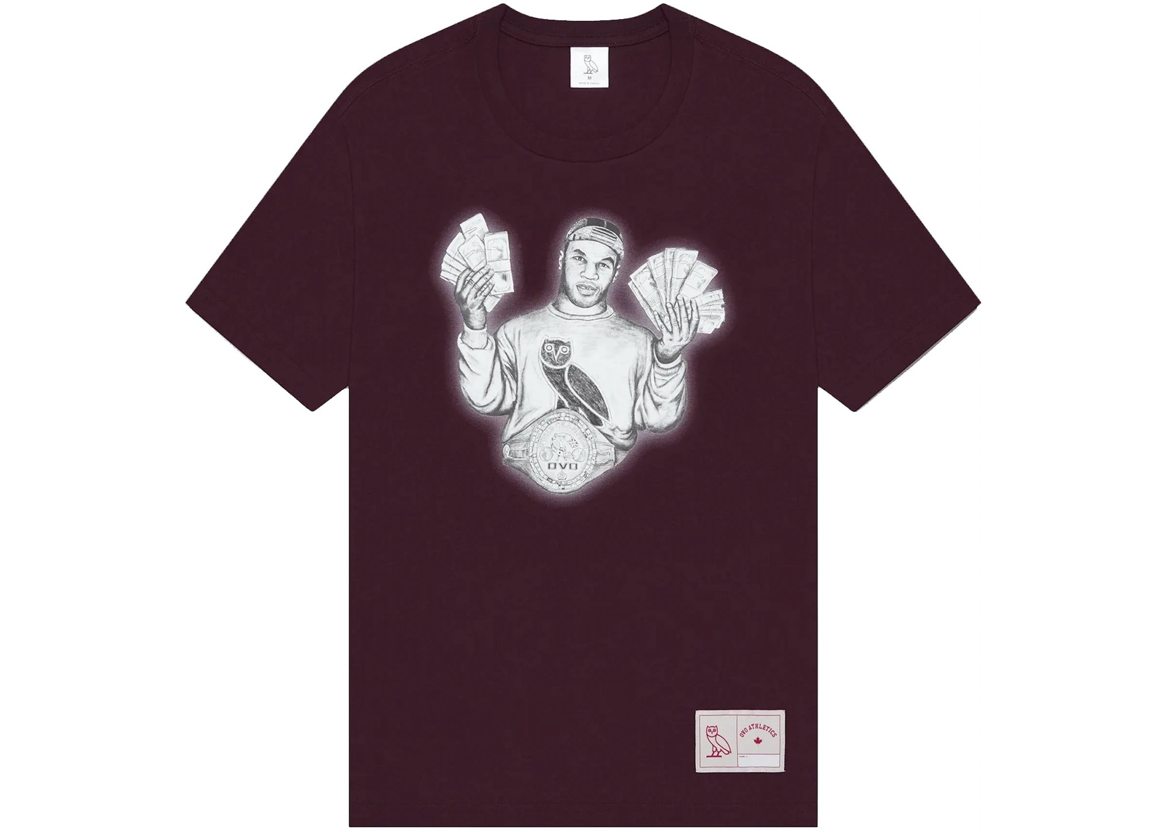 Tyson Money Mike T-shirt Maroon