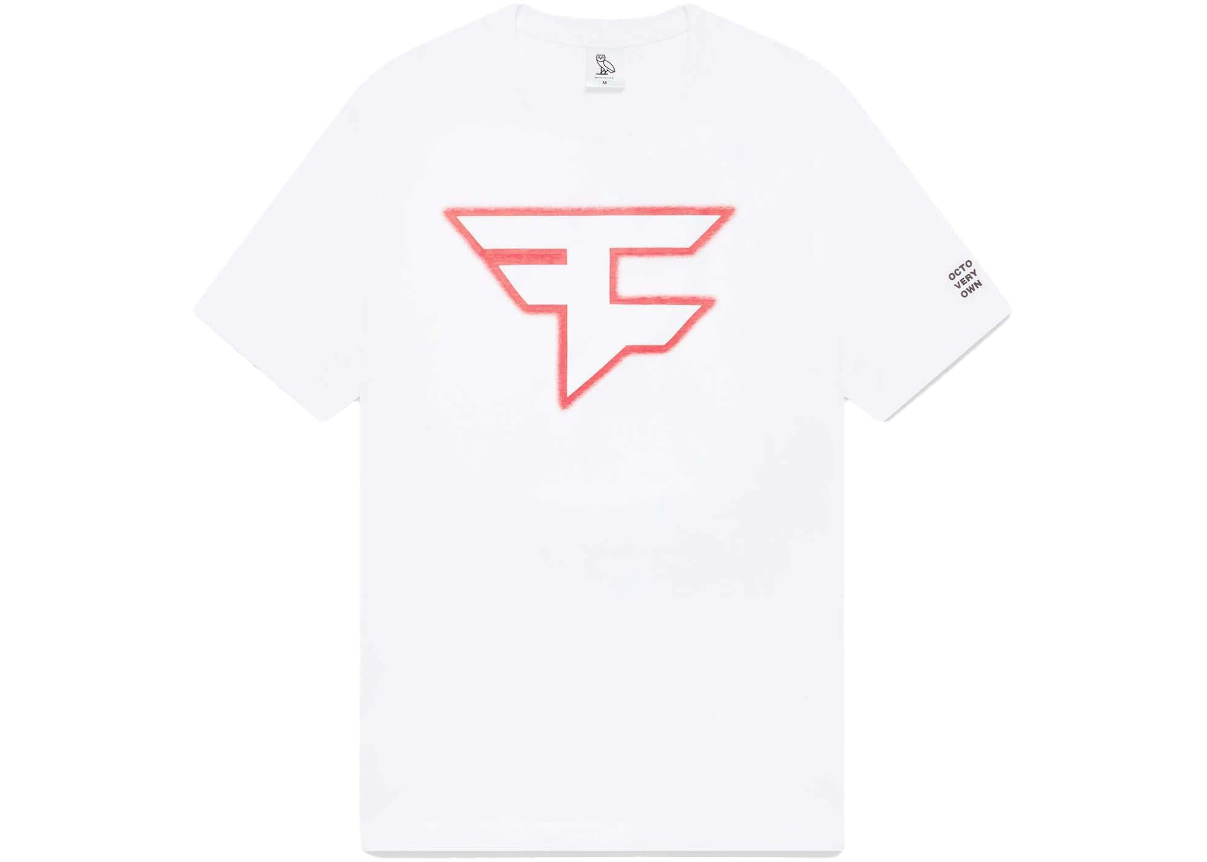 OVO x Faze Clan Big Logo T-Shirt White