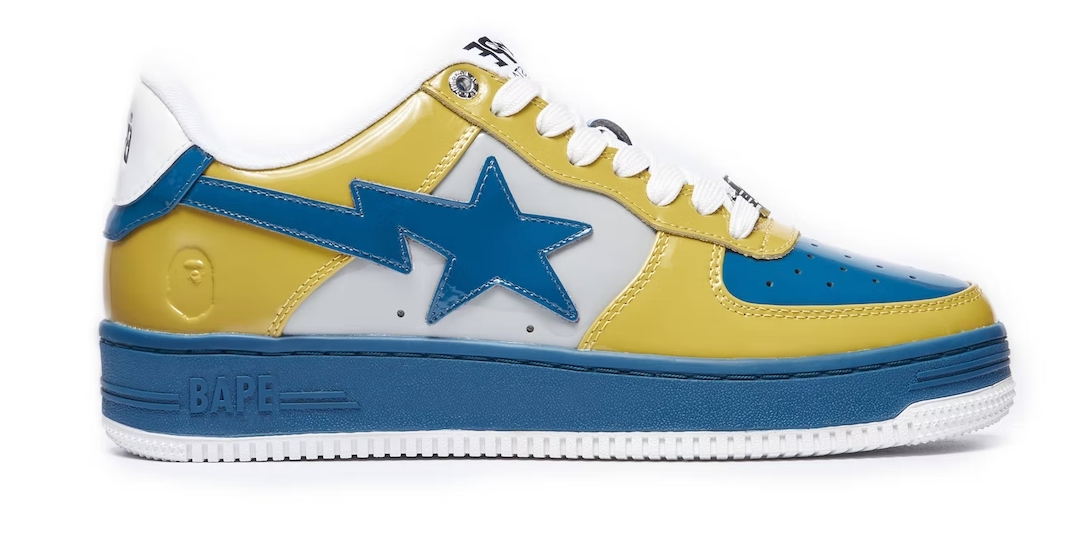 A Bathing Ape  Sta Nostalgic Blue Yellow