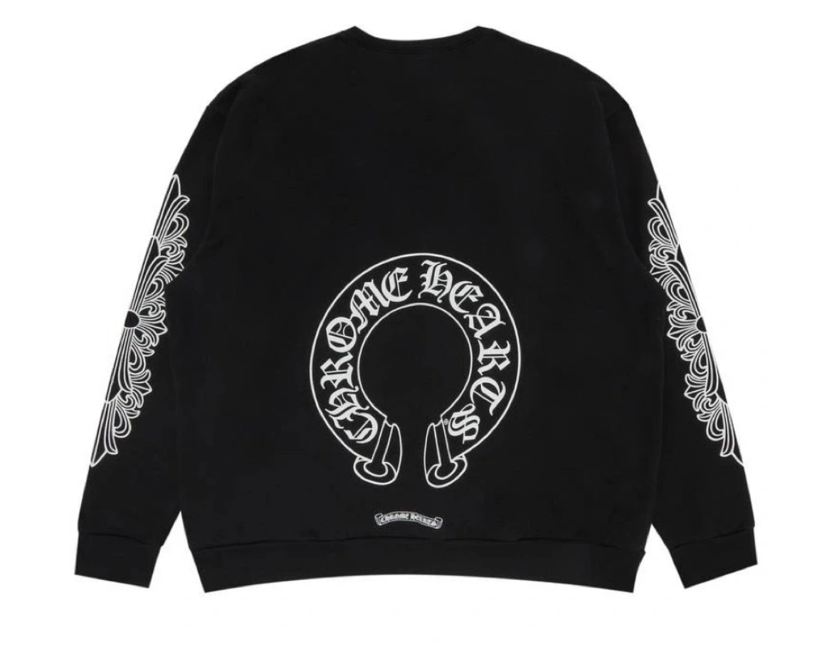 Horseshoe Crewneck Black