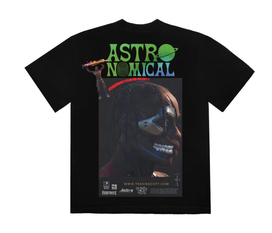 Travis Scott Sicko Event II T-shirt Black