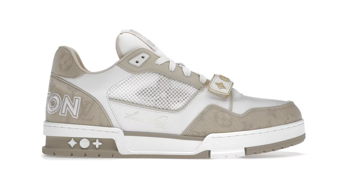 Louis Vuitton Trainer Low Cream/White