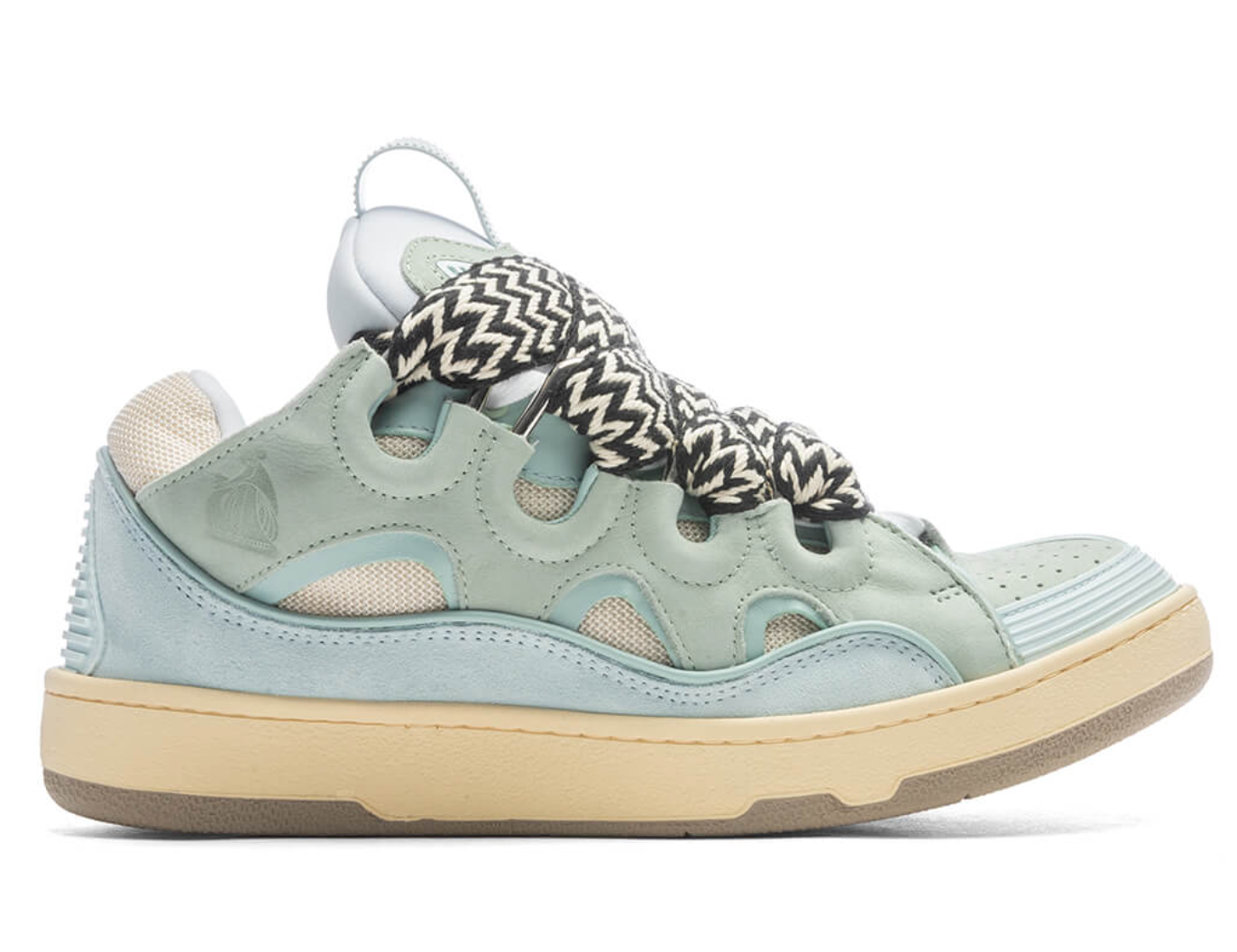 LANVIN CURB SNEAKERS - PALE BLUE