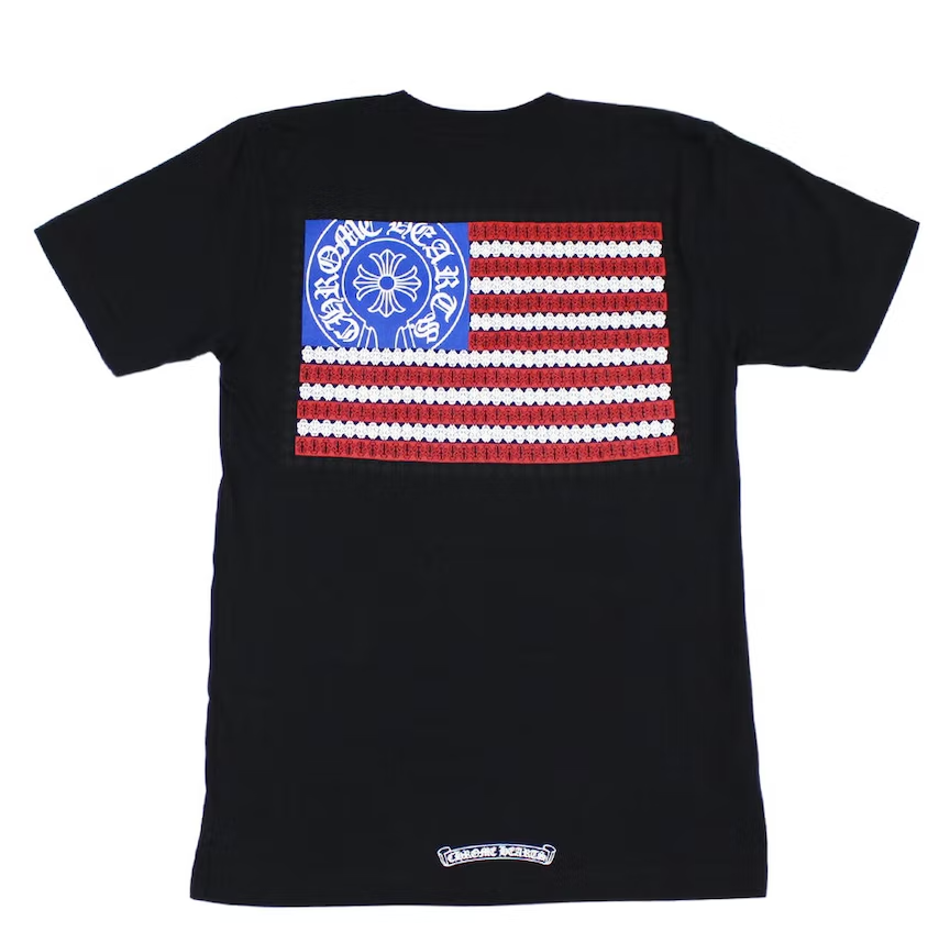 American Flag Dagger T-shirt Black