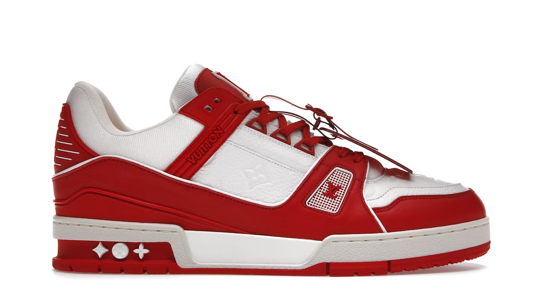 Louis Vuitton Trainer Red White