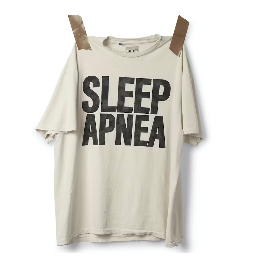 Sleep Apnea Tee Archival White