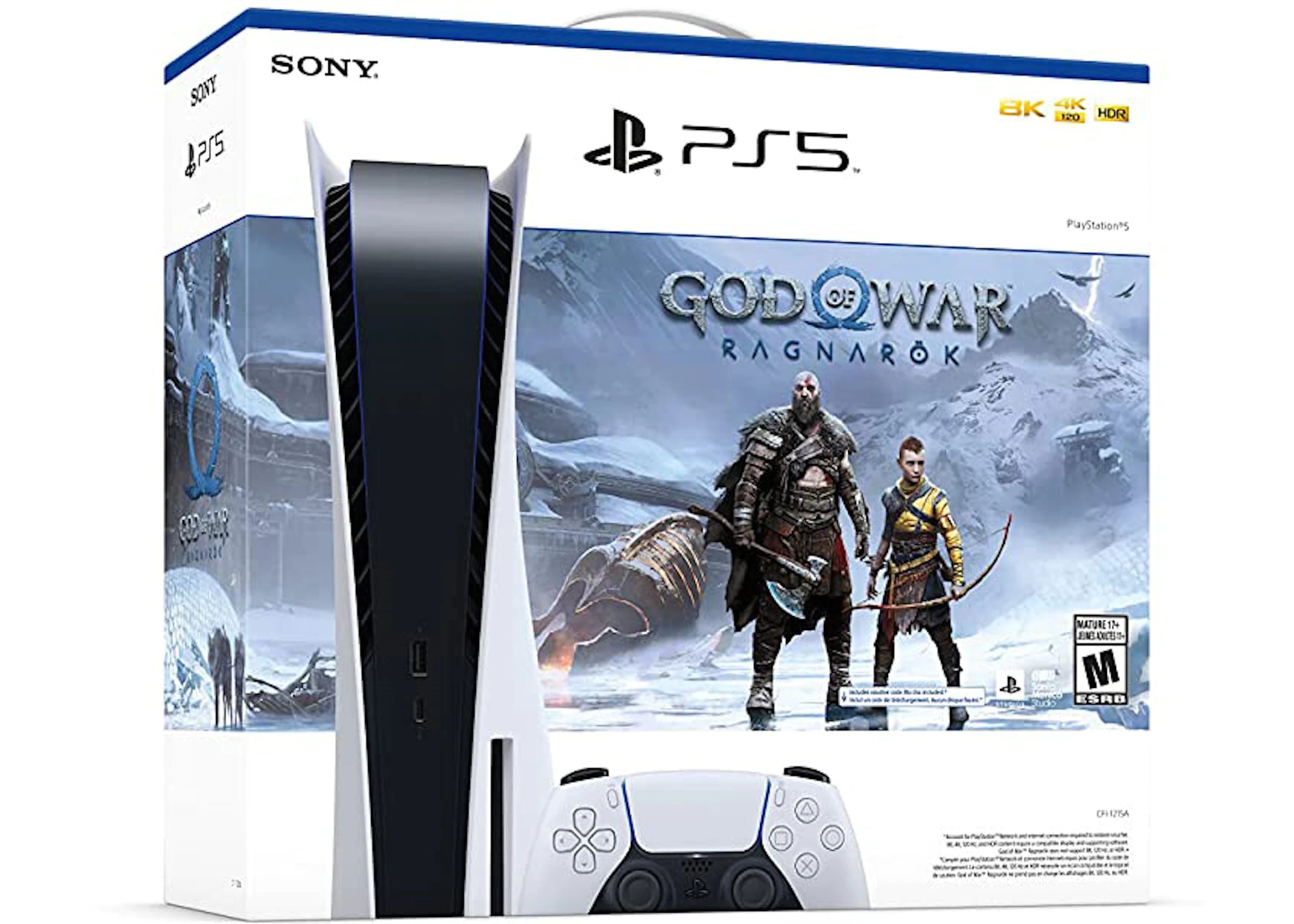 PlayStation 5 Blu-ray Edition God of War Console Bundle
