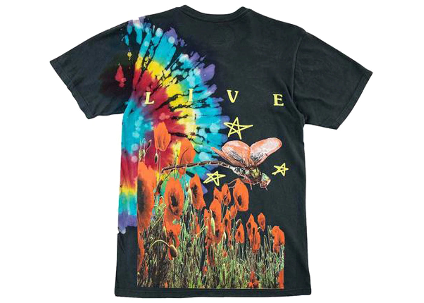 Astroworld Europe Exclusive Tie Dye T-Shirt Black