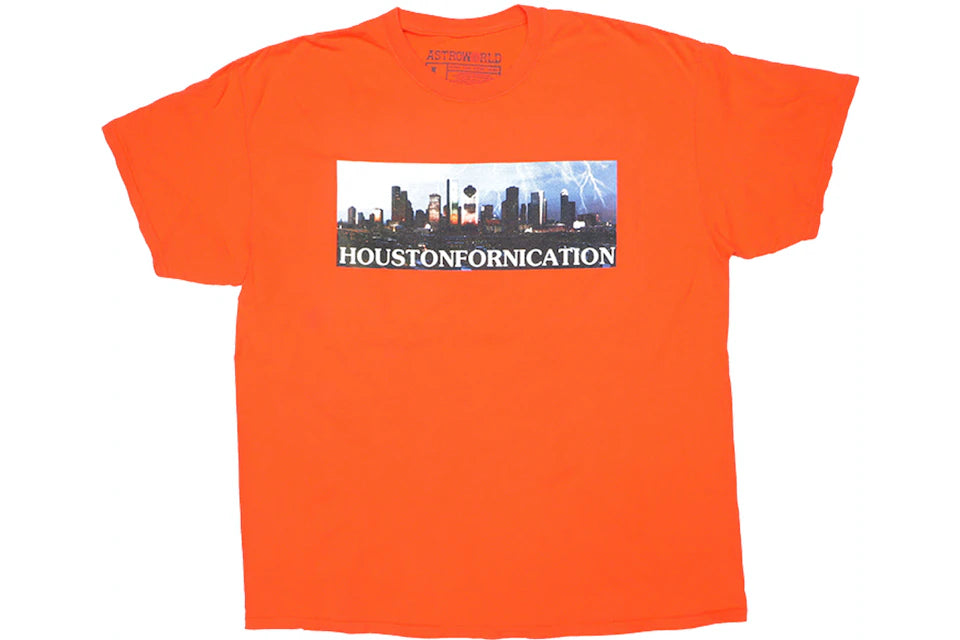 Astroworld Houston Exclusive T-shirt Orange