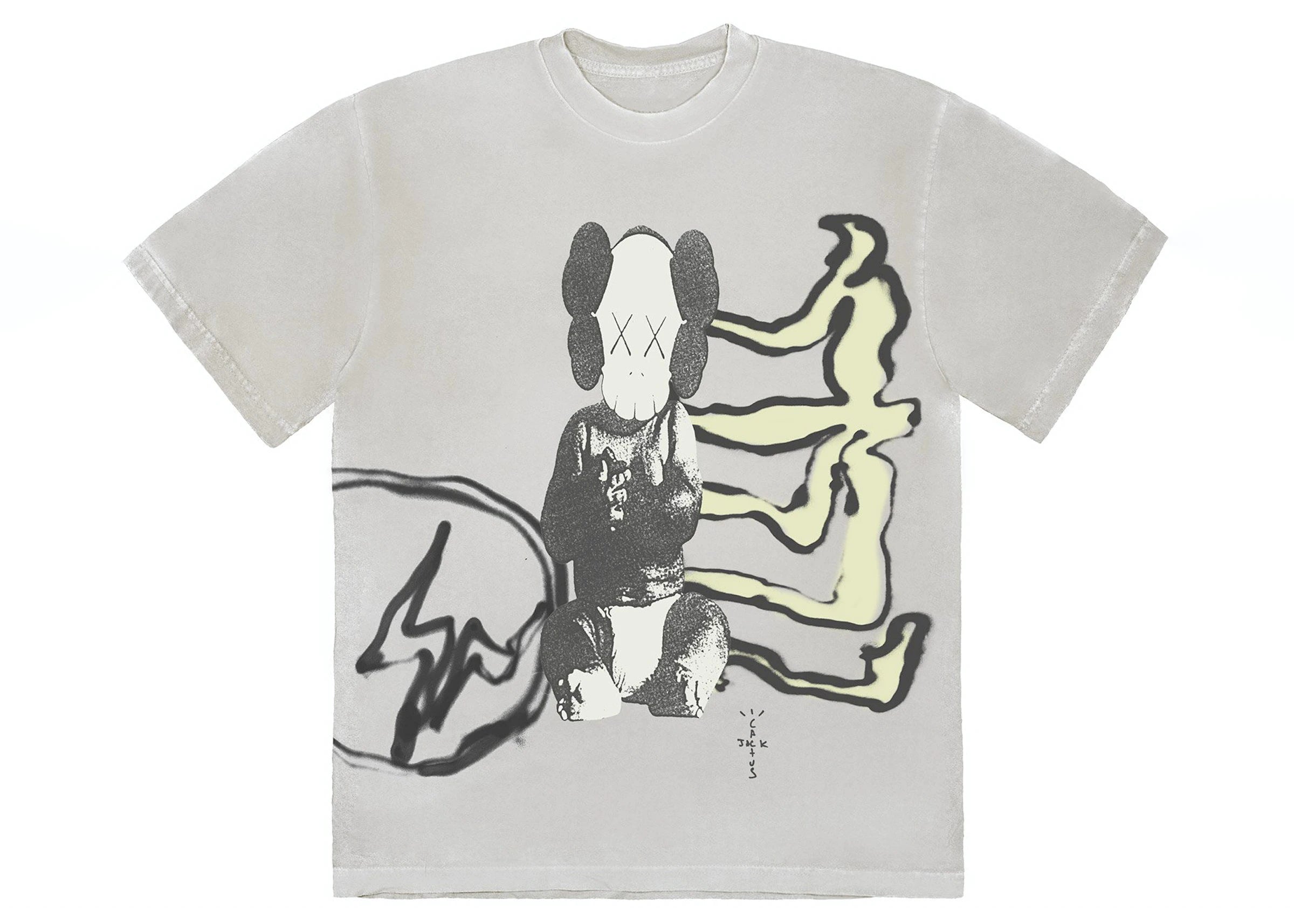 Cactus Jack + Kaws For Fragment Tee Aged Yellow