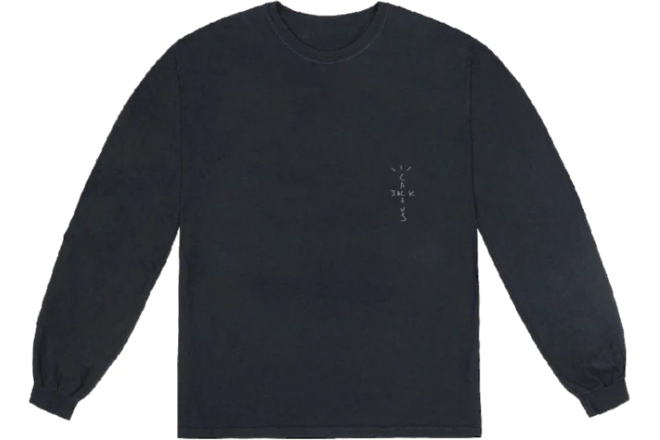 Jack Boys Cracked L/S T-shirt Black