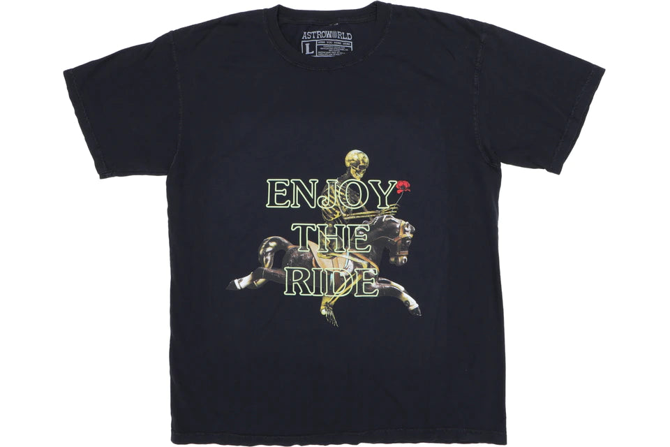 Enjoy The Ride Glow Tee Black