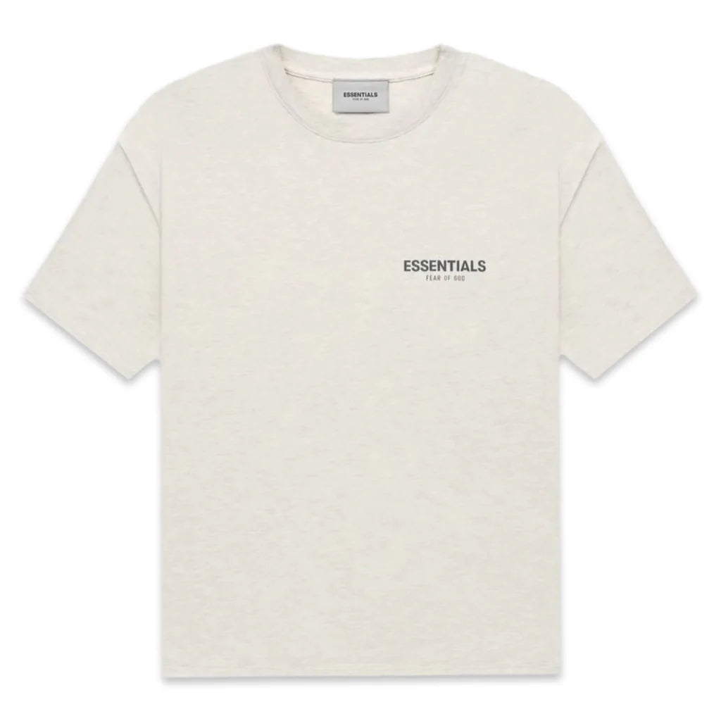 Essentials T-shirt Light Heather Oatmeal