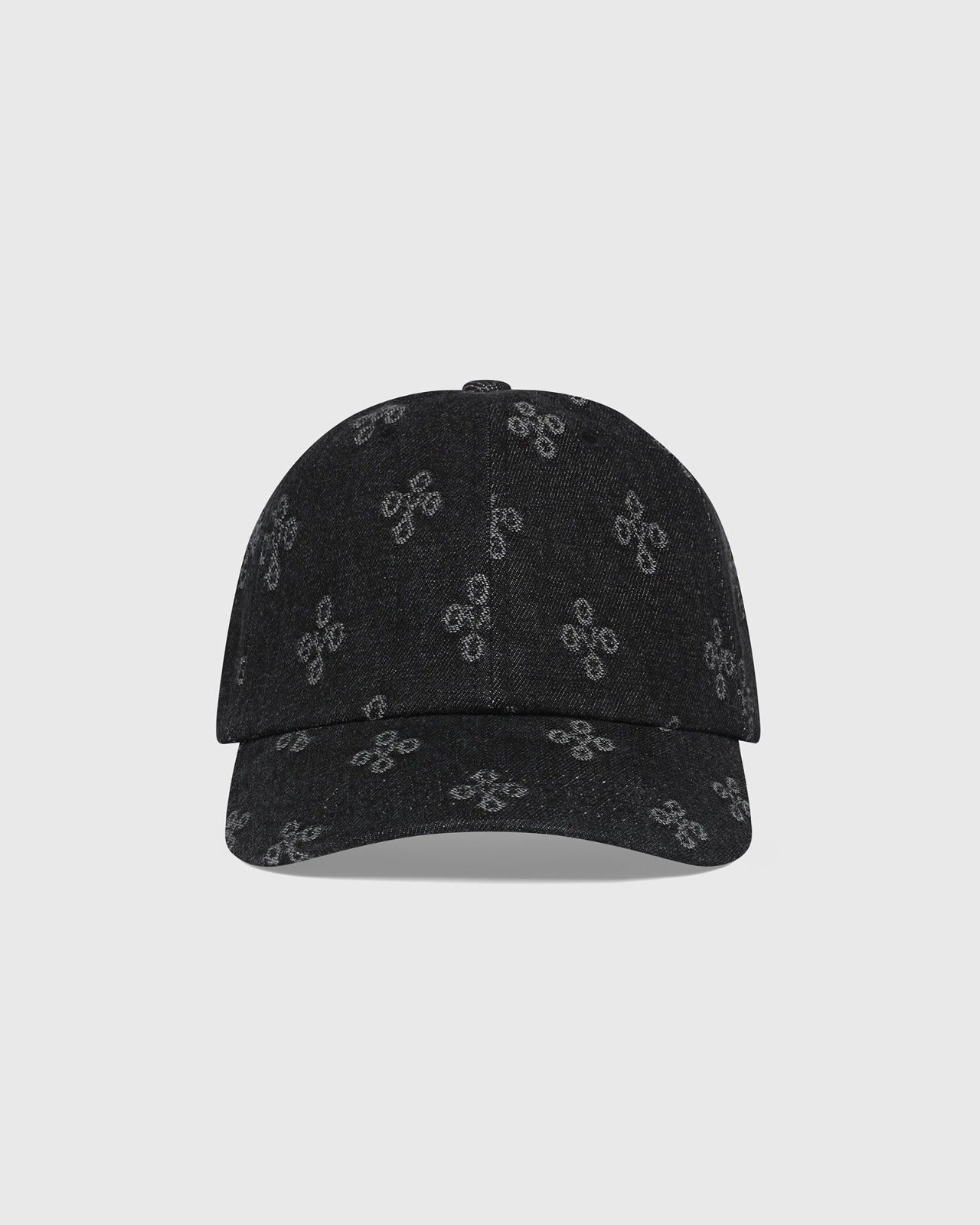 Monogram Denim Hat Black