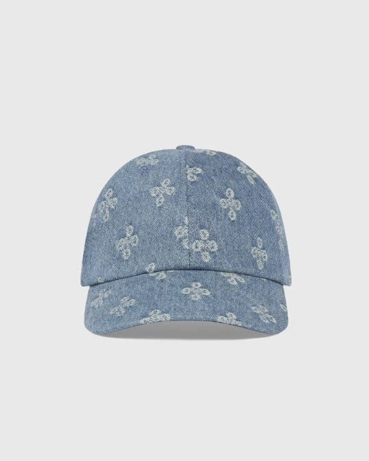 Monogram Denim Hat Washed Indigo