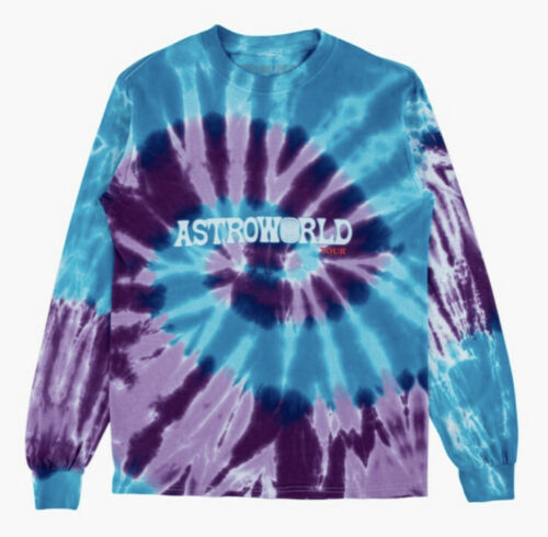 Astroworld Tour L/S T-Shirt Tie Dye