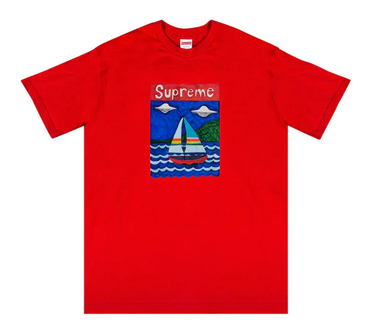 Sailboat Tee Red